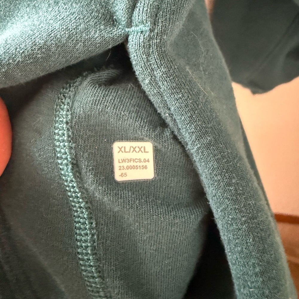 Lululemon Thick Fleece Lined Oversized Funnel Neck Half Zip Sweatshirt - XL/XXL - Picture 4 of 7